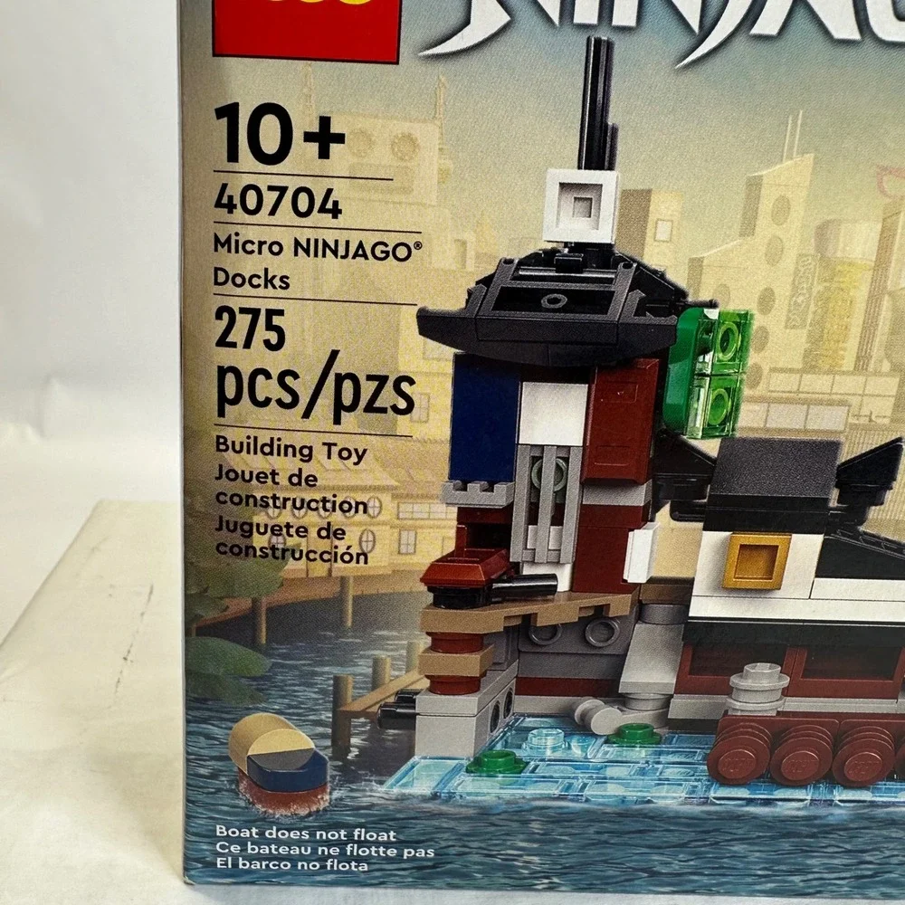 LEGO Ninjago‎ Micro Ninjago Docks 40704 Building Toy Set 275 Pcs New Sealed